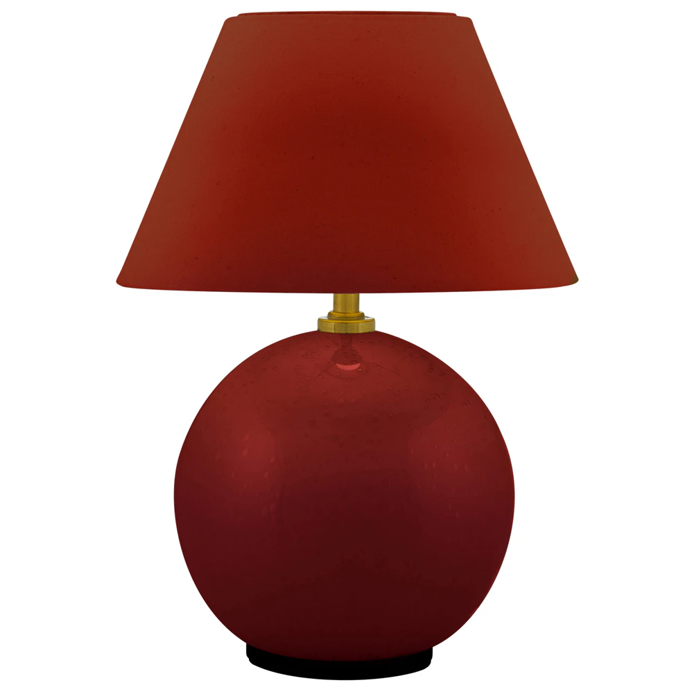 Globen Lighting Iris 16 Bordslampa Portabel - Portabla lampor Glas Vinröd
