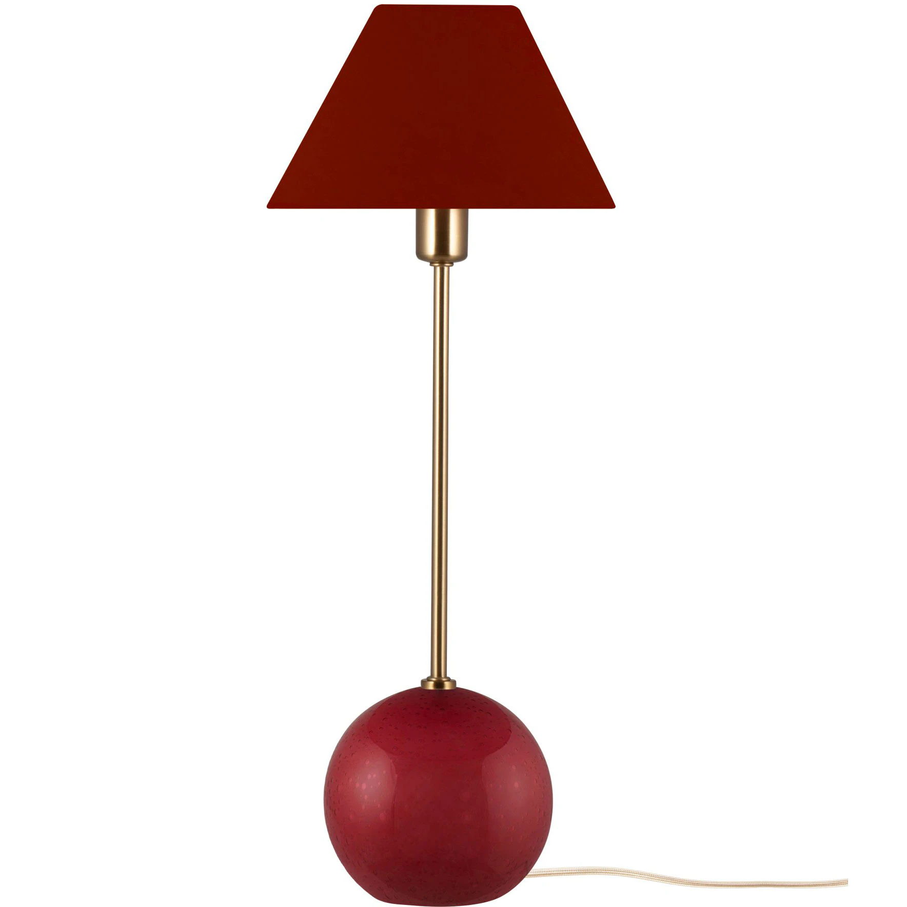 Globen Lighting Iris 20 Bordslampa - Bordslampor Glas Vinr&ouml;d