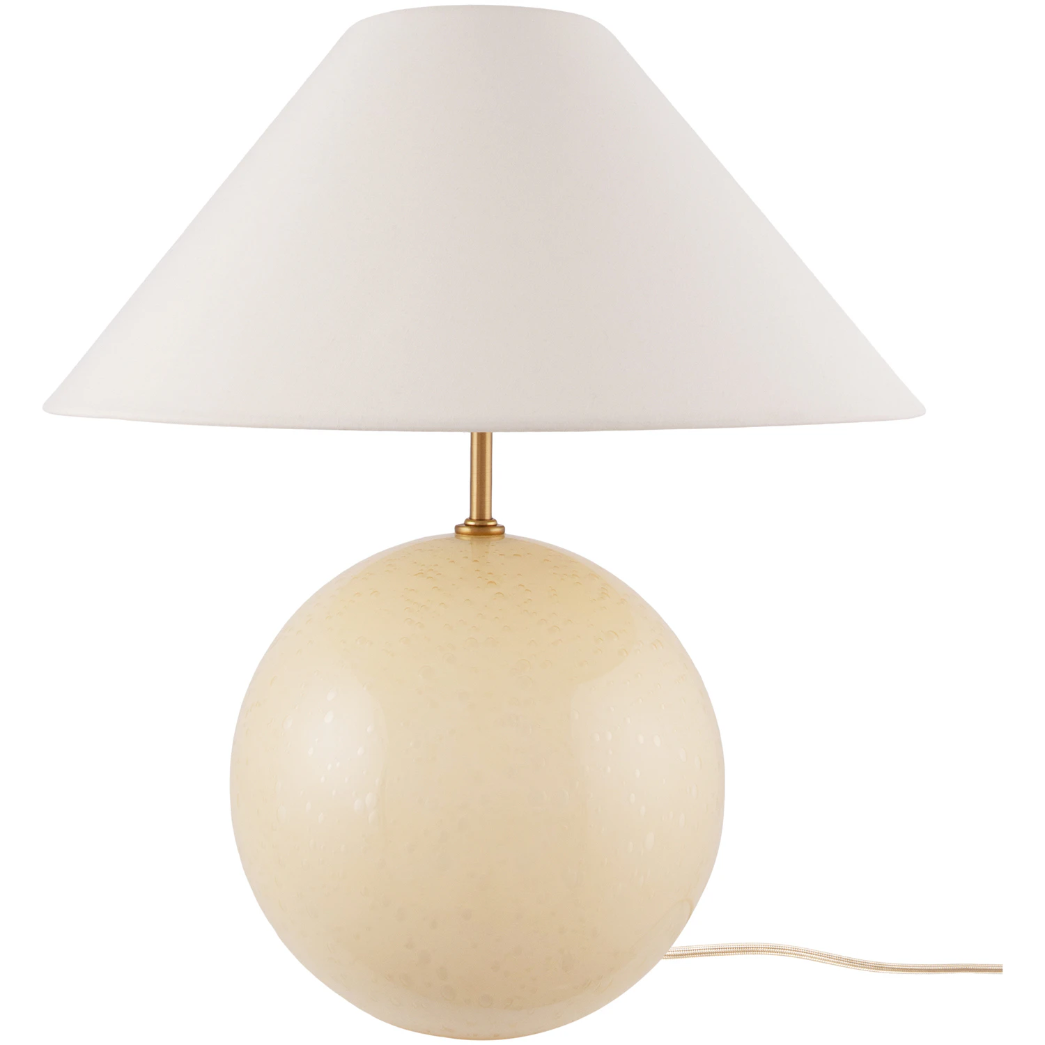 Globen Lighting Iris 45 Bordslampa - Bordslampor Glas Creme