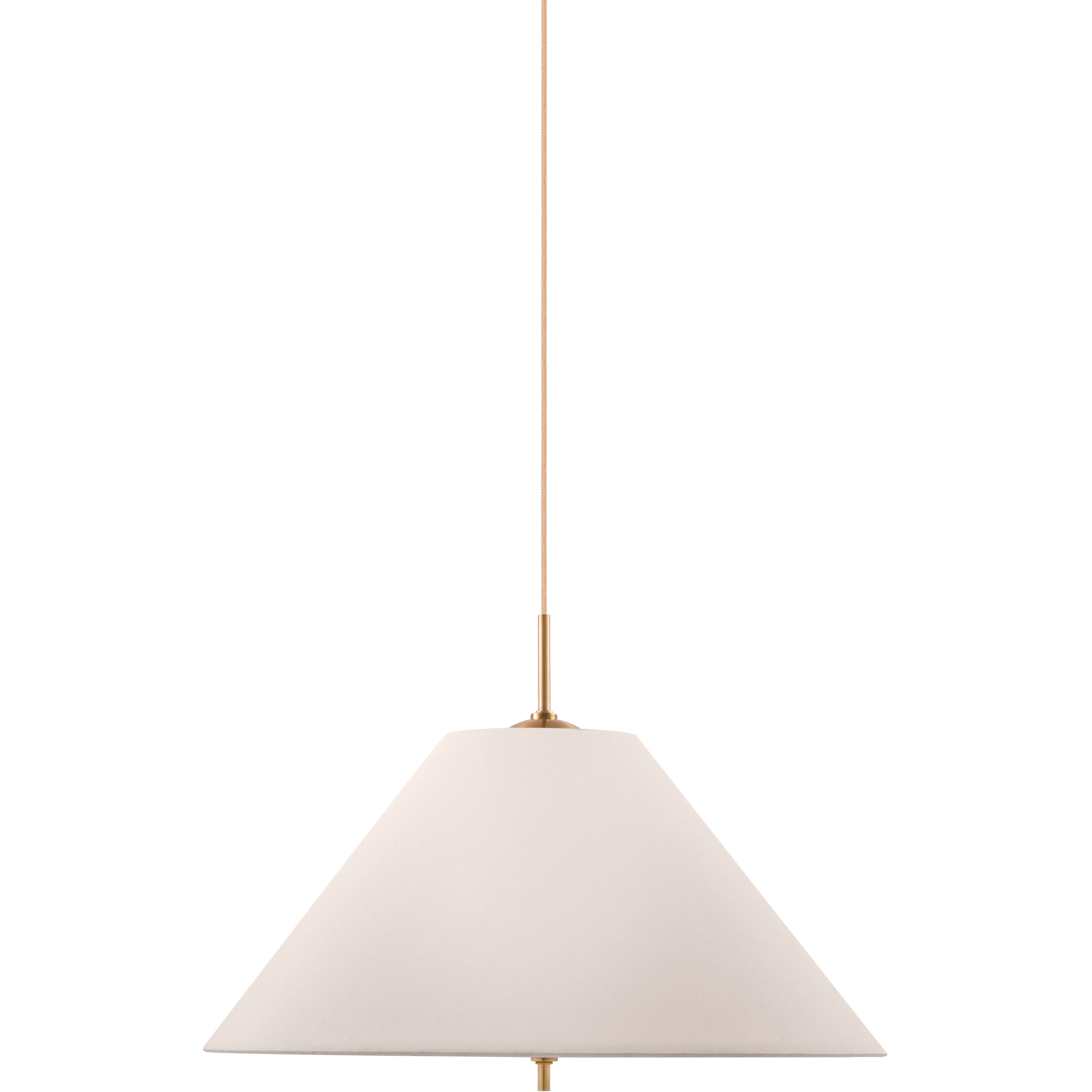 Globen Lighting Iris 50 Pendel - Pendellampor Bomull Creme