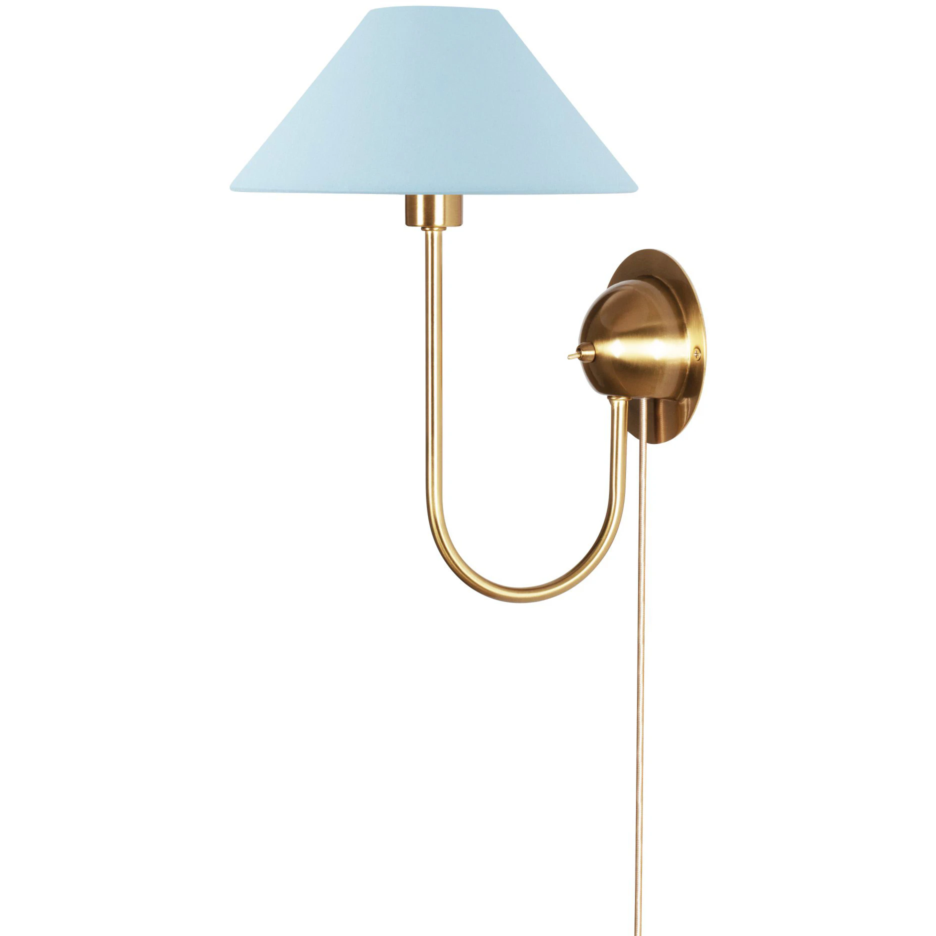Globen Lighting Iris V&auml;gglampa Dove Blue - V&auml;gglampor Metall Duvbl&aring;