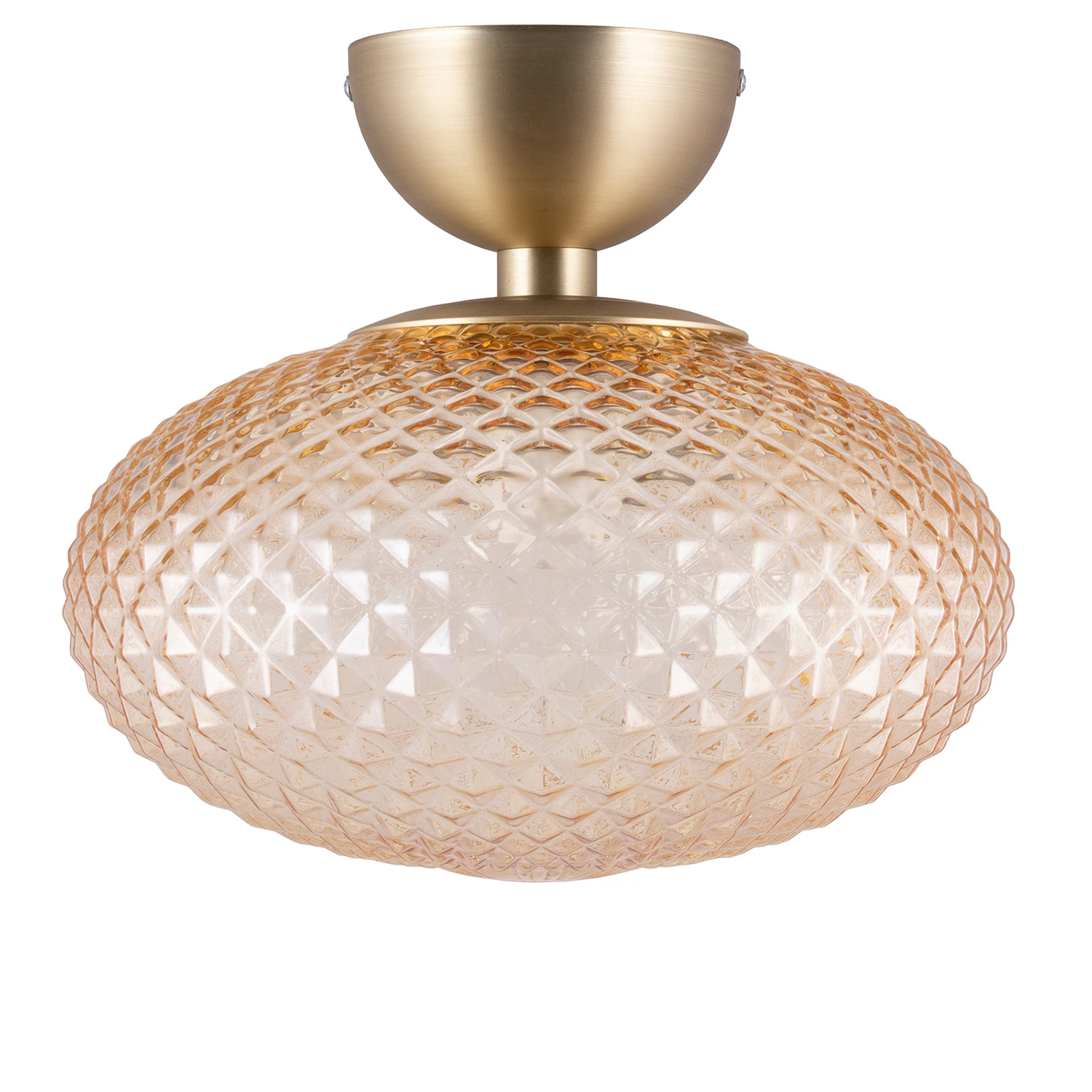 Globen Lighting Jackson Plafond Amber - Plafonder Glas B&auml;rnsten