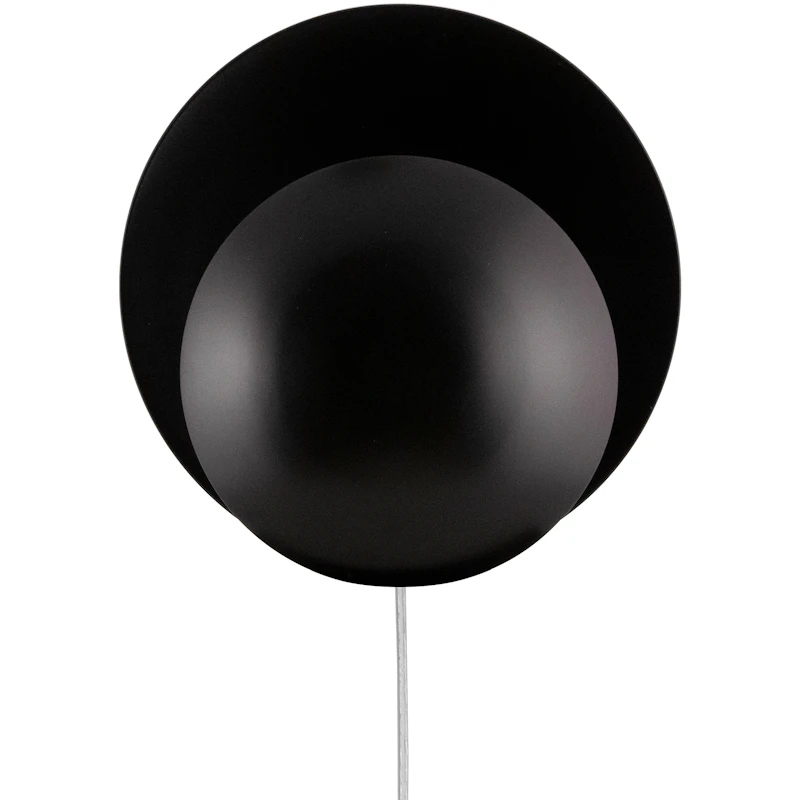 Orbit Vägglampa, Svart