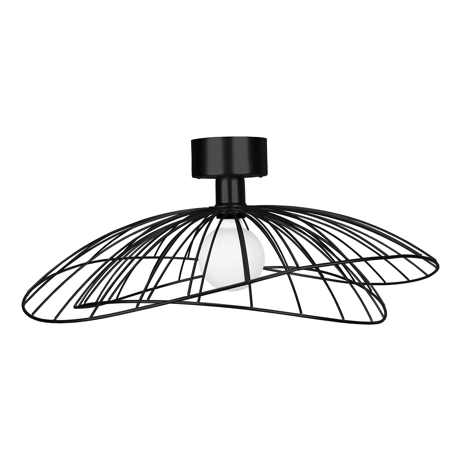 Globen Lighting Ray Vägg-/taklampa - Plafonder Metall Svart