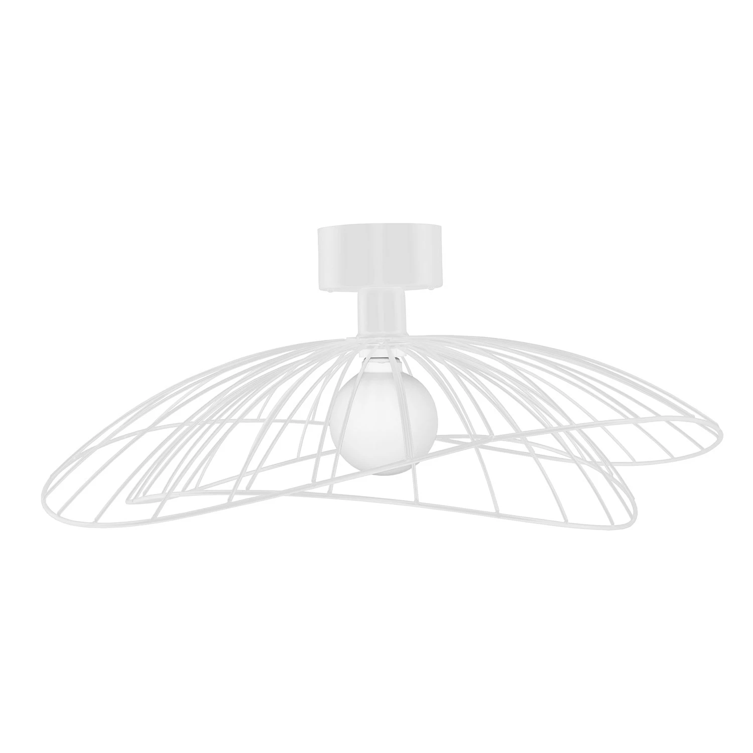 Globen Lighting Ray V&auml;gg-/taklampa - Plafonder Metall Vit