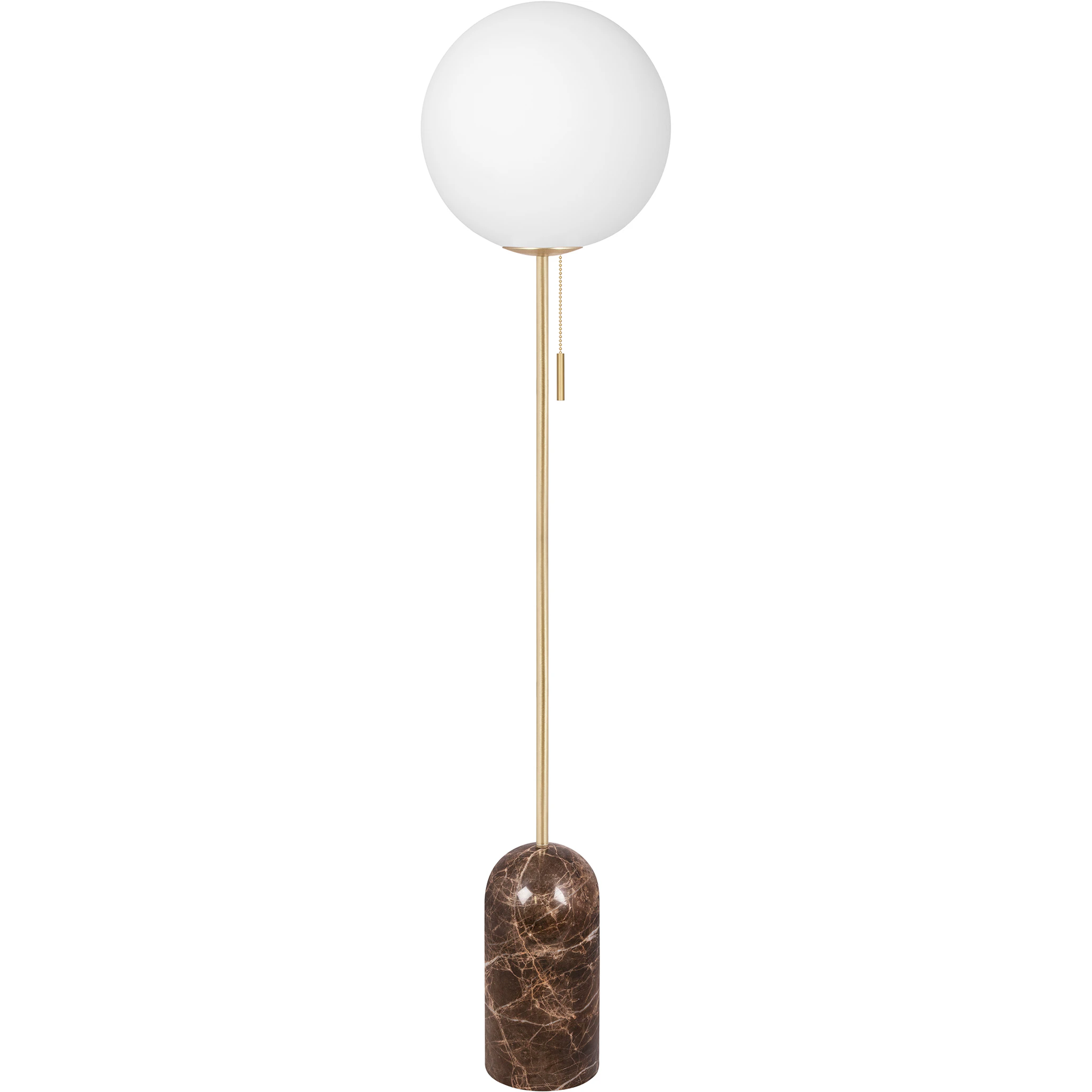 Globen Lighting Torrano Golvlampa - Golvlampor Marmor Brun