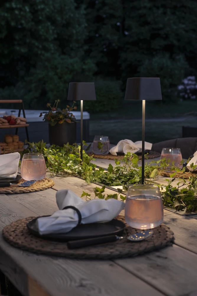 Gnosjö Konstsmide Capri Bordslampa Portabel, vit från Gnosjö Konstsmide, bild 5