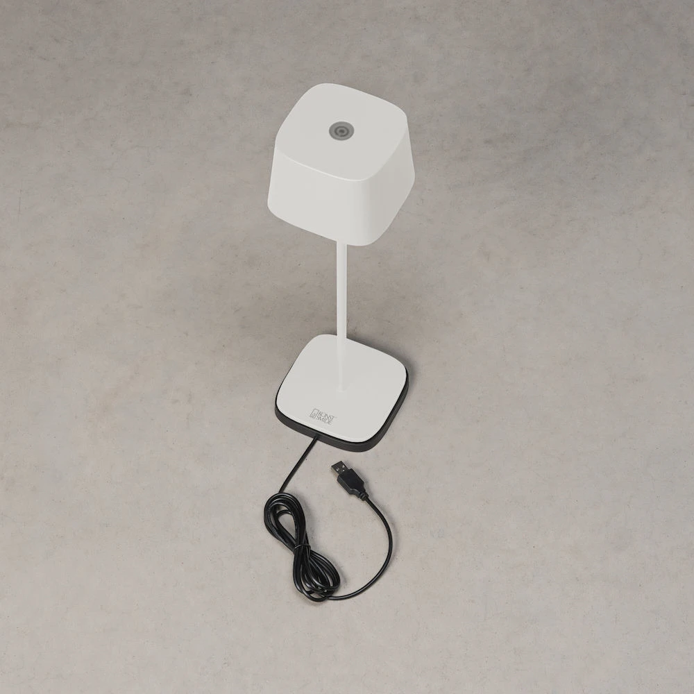 Gnosjö Konstsmide Capri Bordslampa Portabel, vit från Gnosjö Konstsmide, bild 2