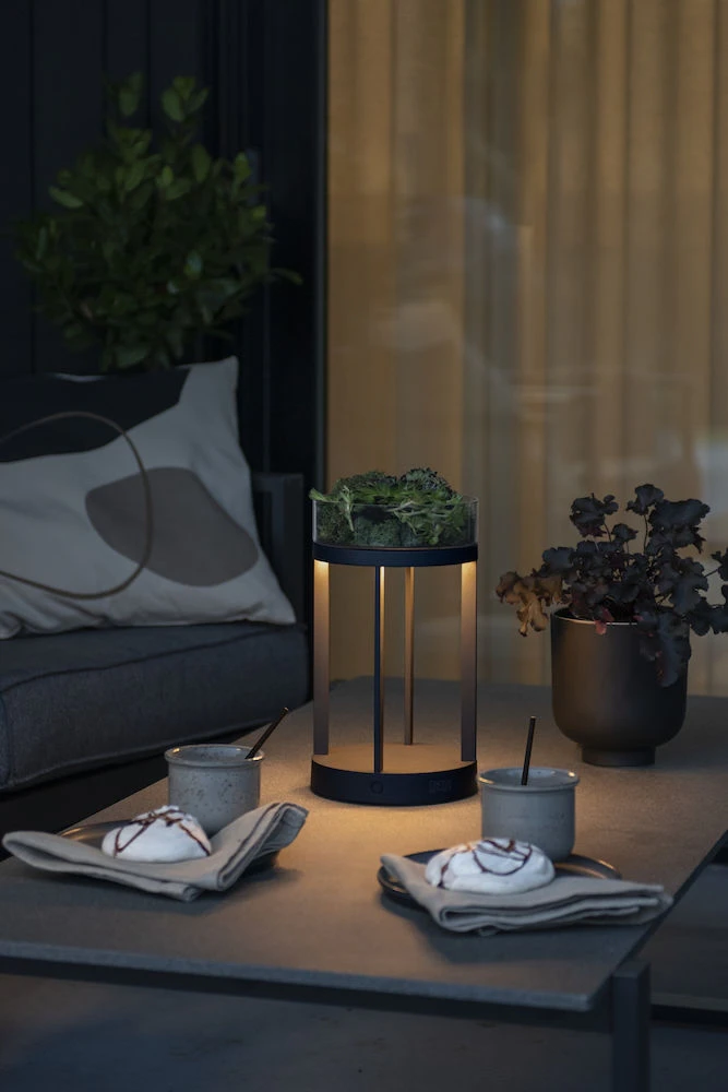 Gnosjö Konstsmide Chieti Bordslampa Portabel, svart från Gnosjö Konstsmide, bild 2