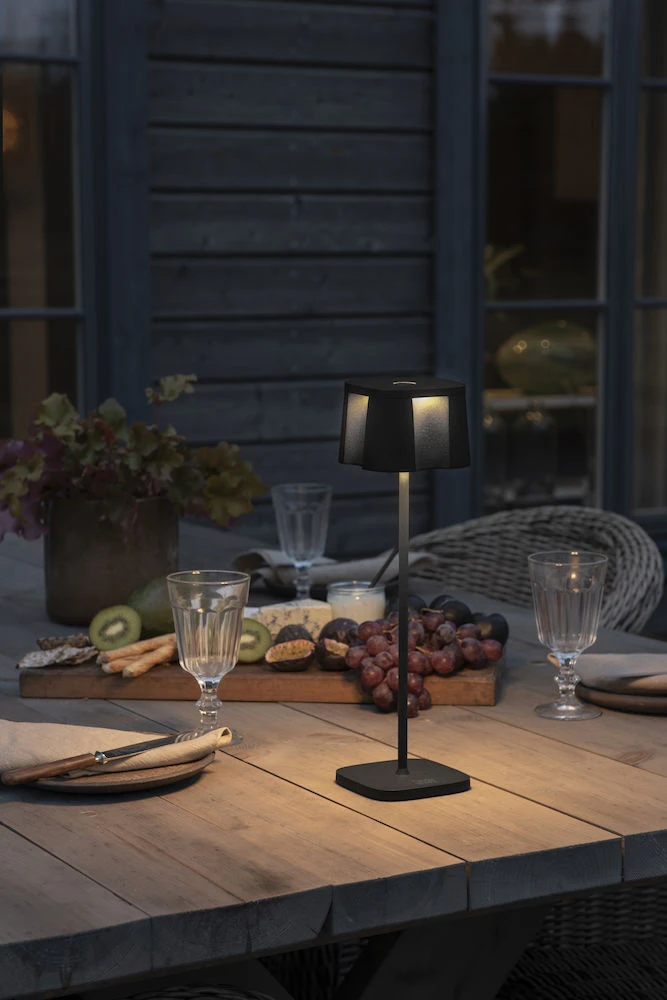 Gnosjö Konstsmide Nice Bordslampa Portabel, svart från Gnosjö Konstsmide, bild 3