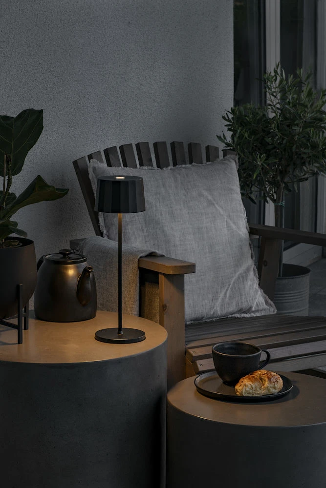 Gnosjö Konstsmide Positano Bordslampa Portabel, svart från Gnosjö Konstsmide, bild 6