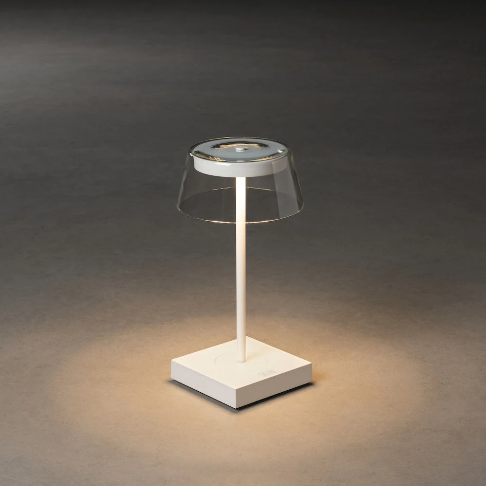 Gnosjö Konstsmide Scilla Bordslampa Portabel, vit från Gnosjö Konstsmide, bild 4