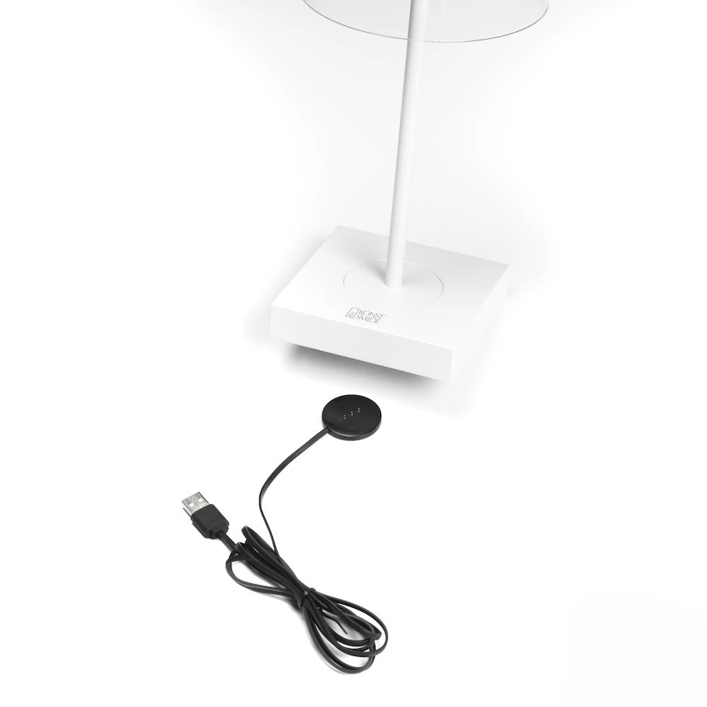 Gnosjö Konstsmide Scilla Bordslampa Portabel, vit från Gnosjö Konstsmide, bild 3