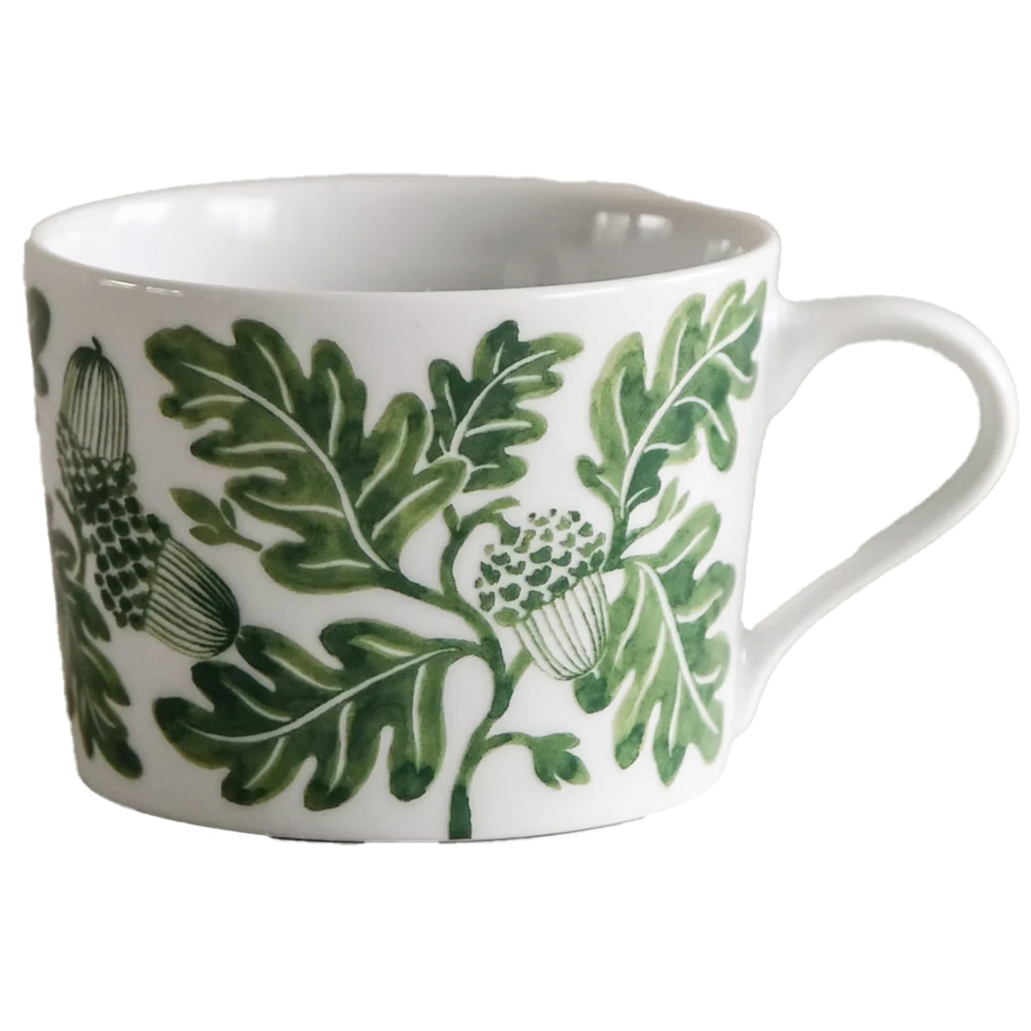 G&ouml;tefors Porslin Botanica Acorn Mugg 24 Cl - Kaffekoppar Porslin Gr&ouml;n