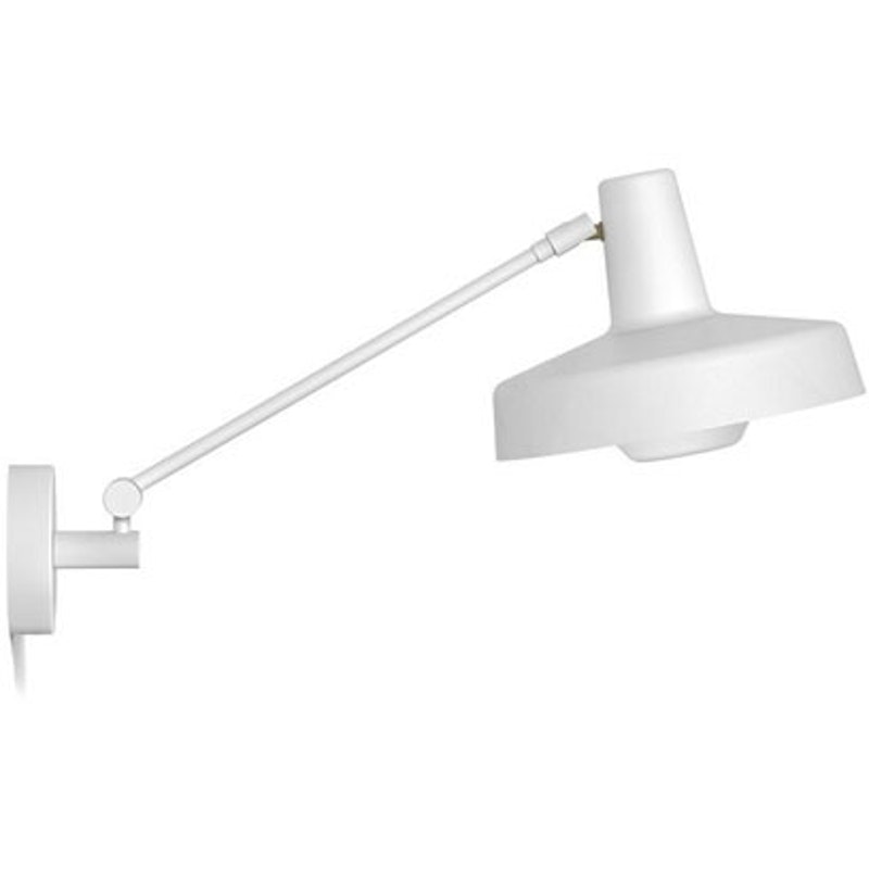 Arigato Vägglampa Kort, Vit