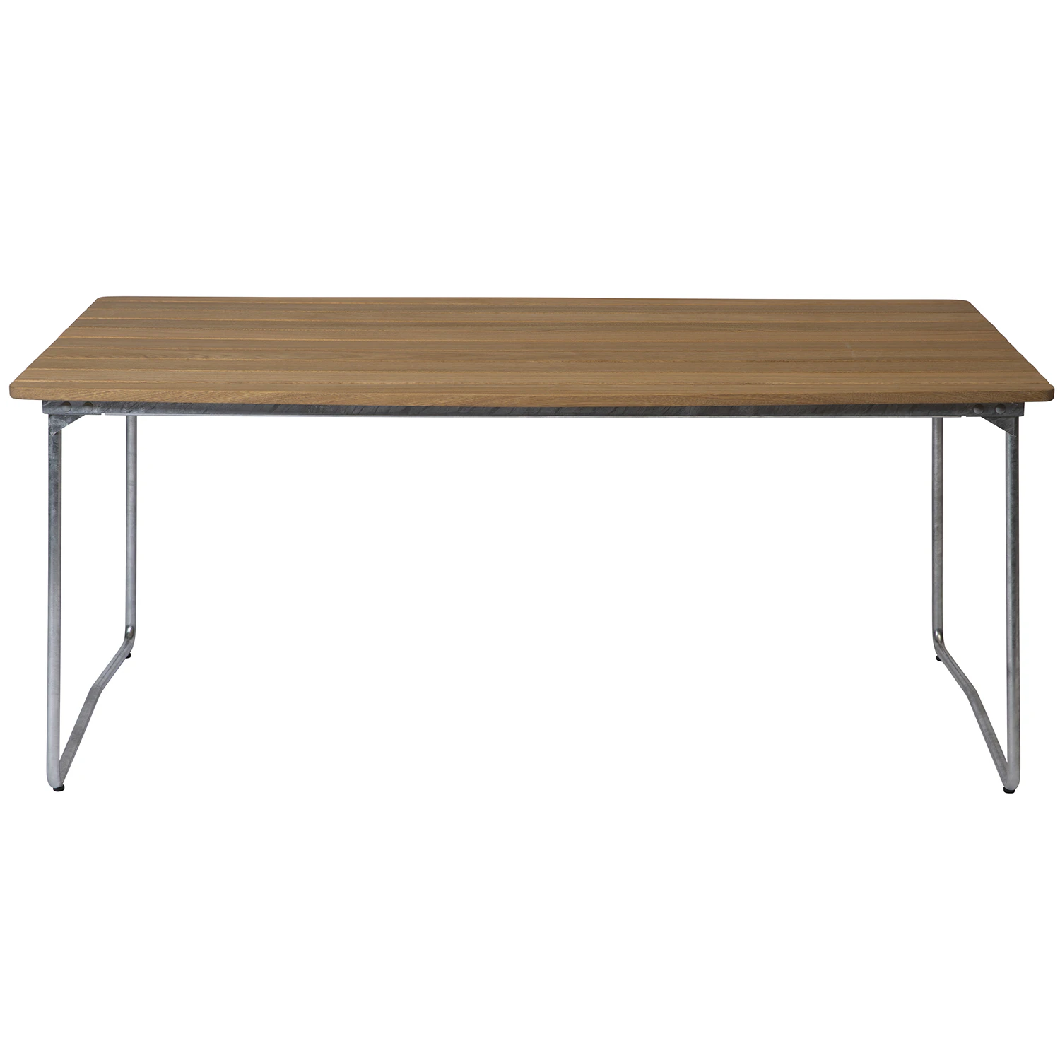Grythyttan Stålmöbler B31 Bord 92x170 Cm / Varmförzinkat Stål - Trädgårdsbord Ek Oljad Ek