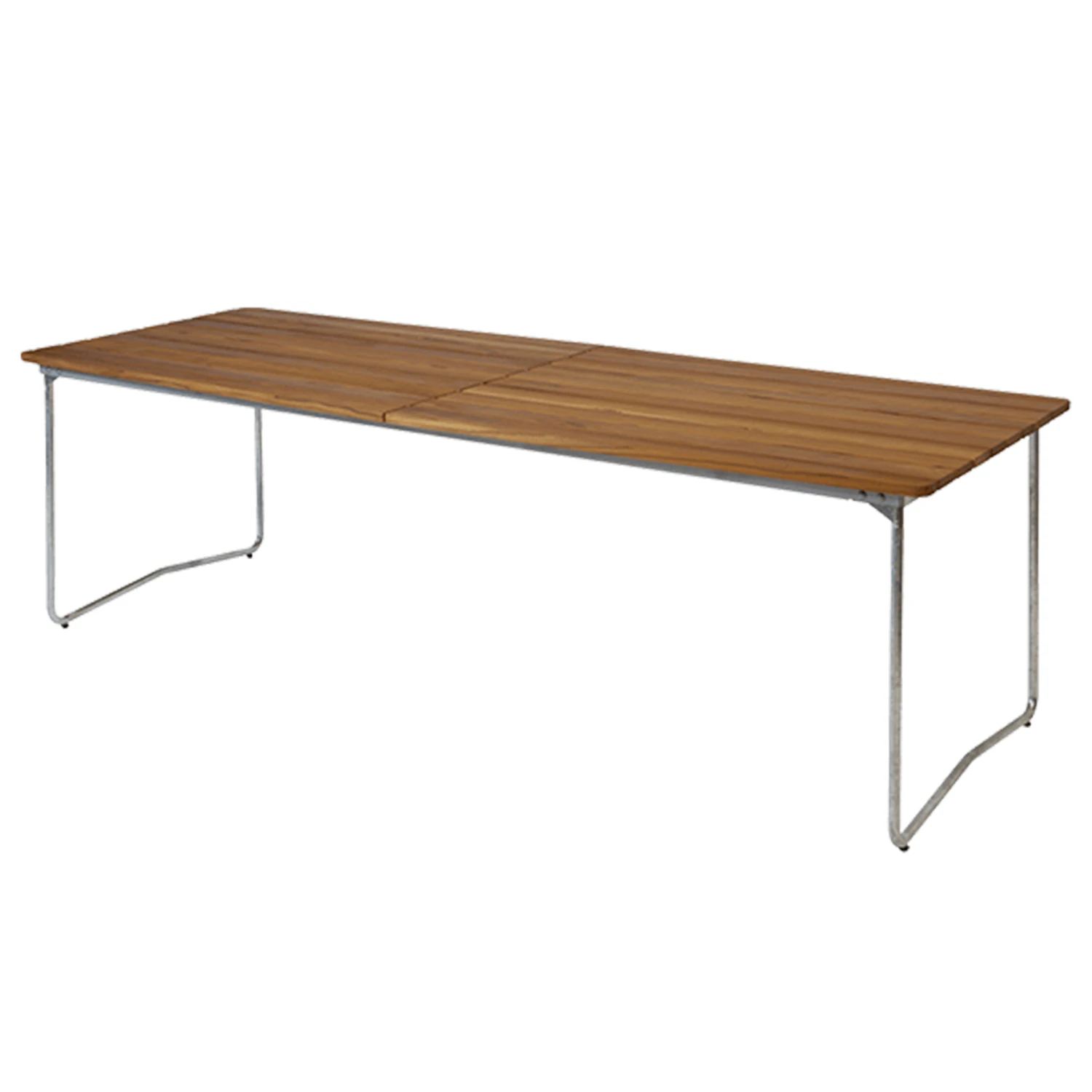 Grythyttan Stålmöbler B31 Bord 92x230 Cm Obehandlad / Varmförzinkat Stål - Trädgårdsbord Teak