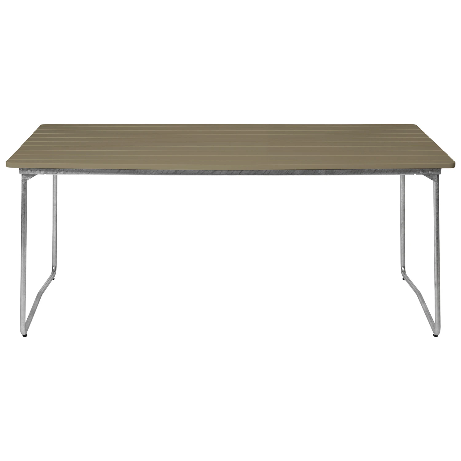 Grythyttan Stålmöbler B31 Bord 92x170 Cm / Varmförzinkat Stål - Trädgårdsbord Ek Ljusgrön