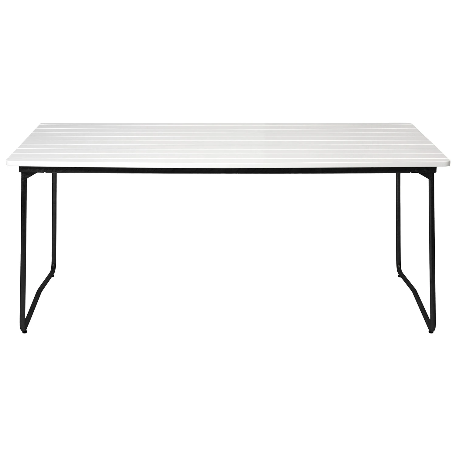 Grythyttan Stålmöbler B31 Bord 92x170 Cm / Svart - Trädgårdsbord Ek Vitlackerad Ek