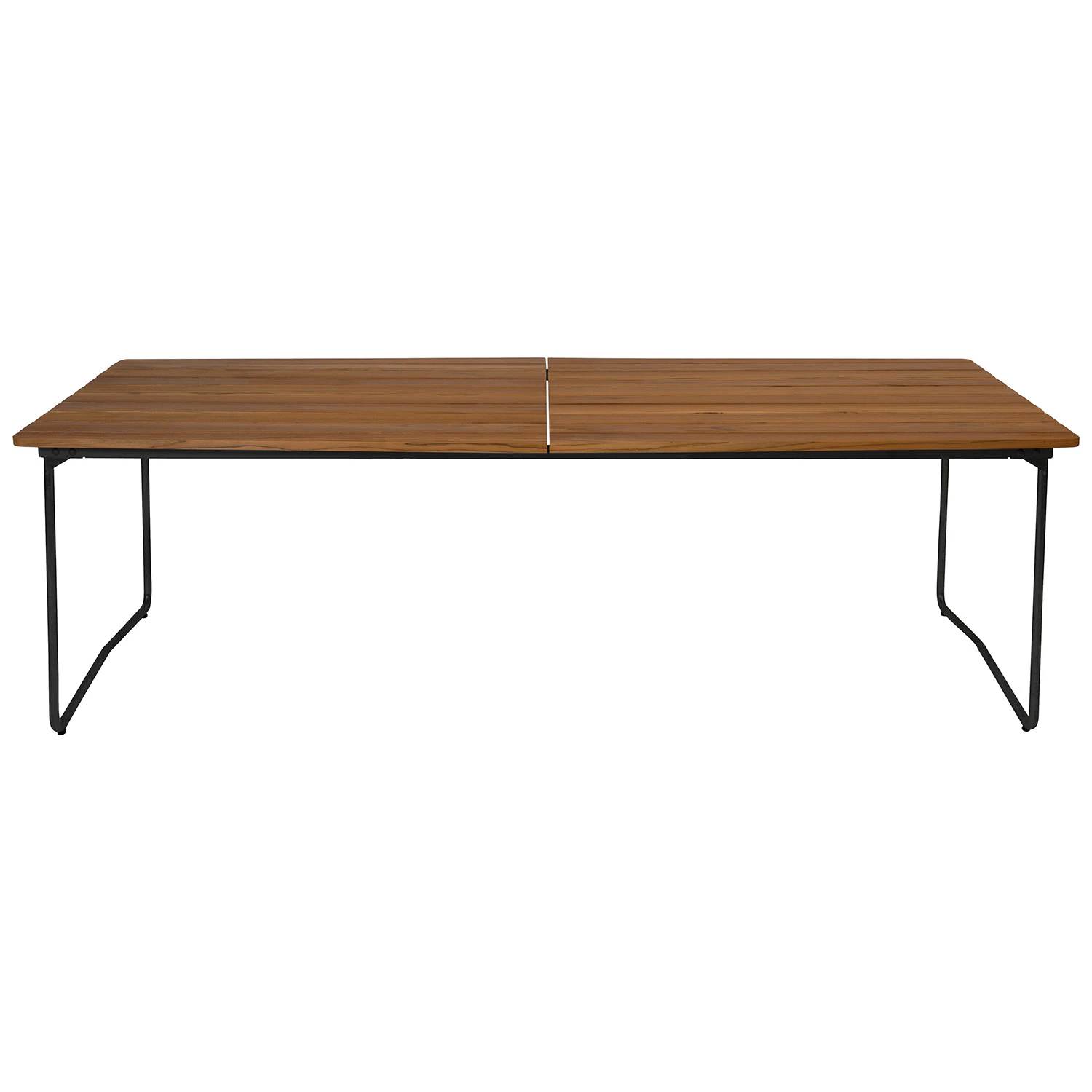 Grythyttan Stålmöbler B31 Bord 92x230 Cm Obehandlad / Svart - Trädgårdsbord Teak