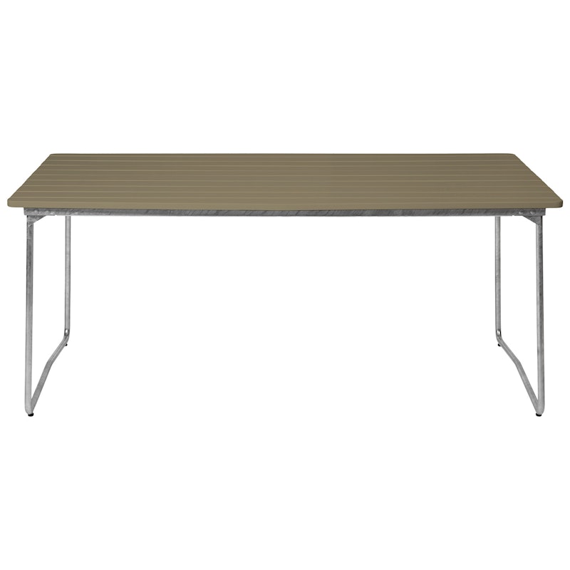 B31 Bord 92x170 cm, Ljusgrön / Varmförzinkat Stål