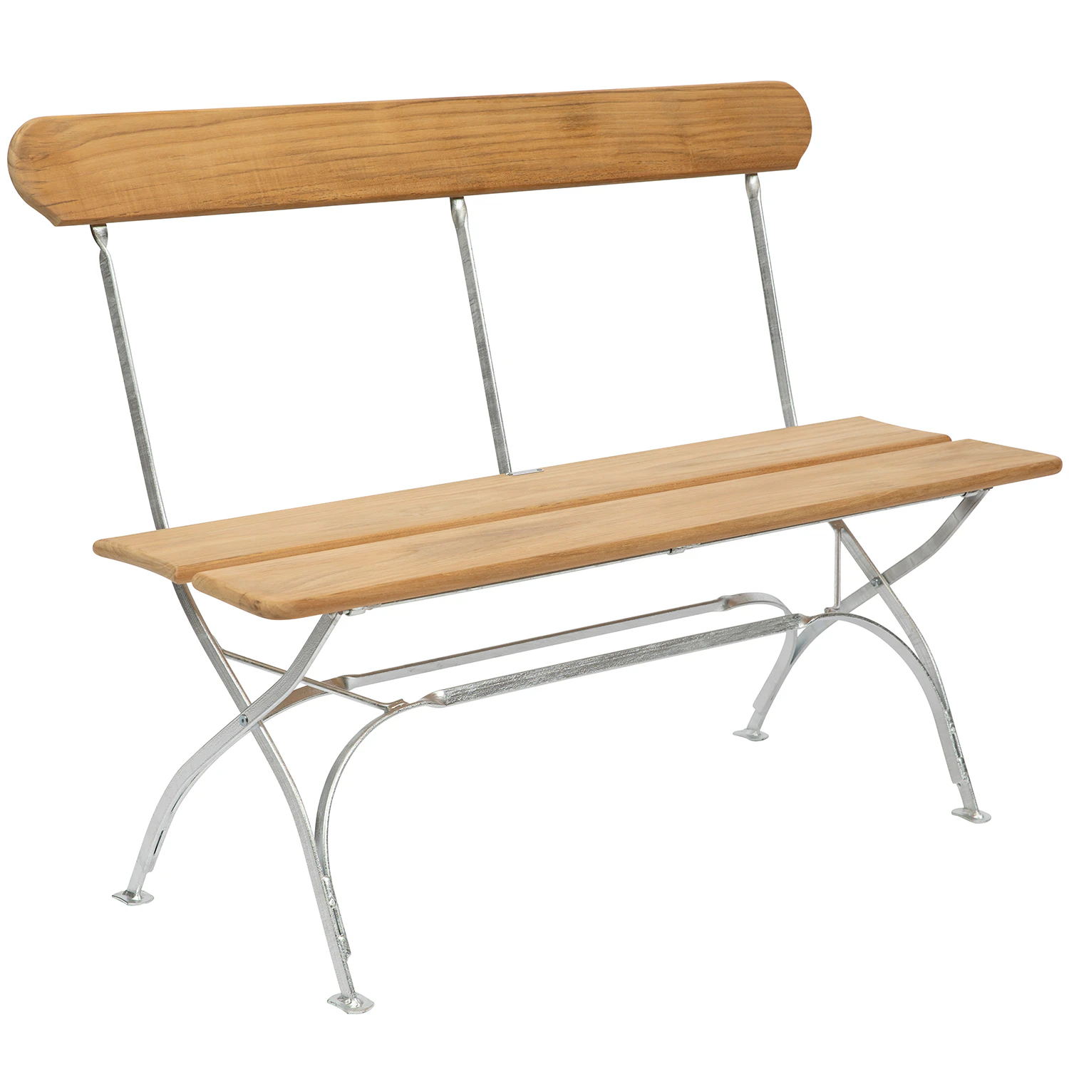 grythyttan stålmöbler bryggerisoffa obehandlad / varmförzinkat stål - bänkar teak