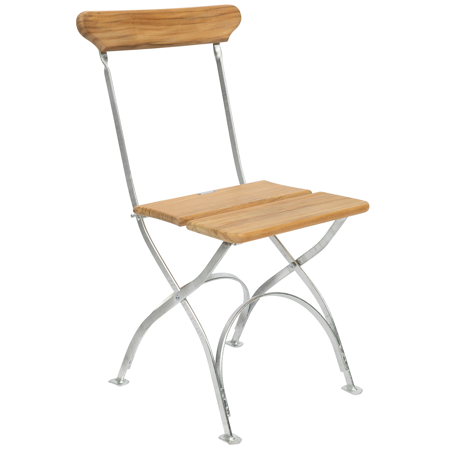 grythyttan stålmöbler bryggeristol obehandlad / varmförzinkat stål - trädgårdsstolar teak