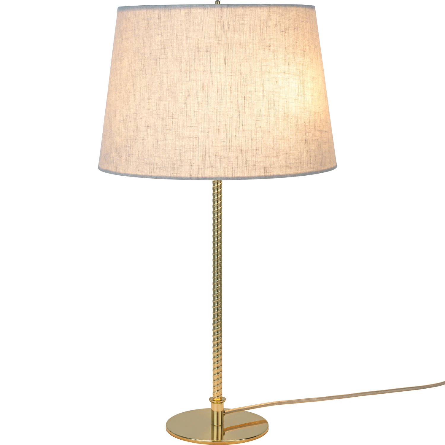 Gubi 9205 Bordslampa Canvas - Bordslampor M&auml;ssing