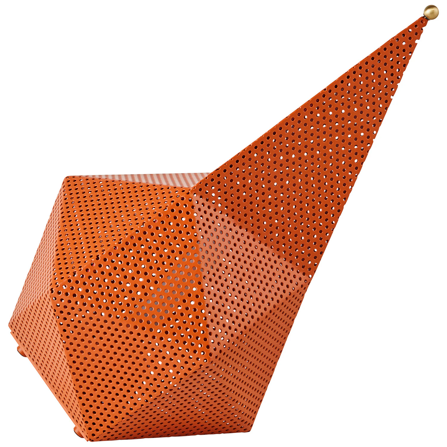 Gubi Bagdad Portabel Lampa - Portabla lampor Rostfritt Stål Orange