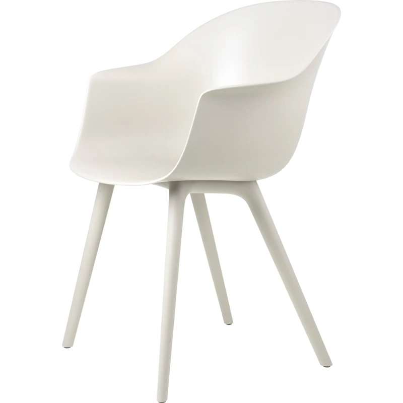 Bat Matsalsstol Outdoor, Alabaster White