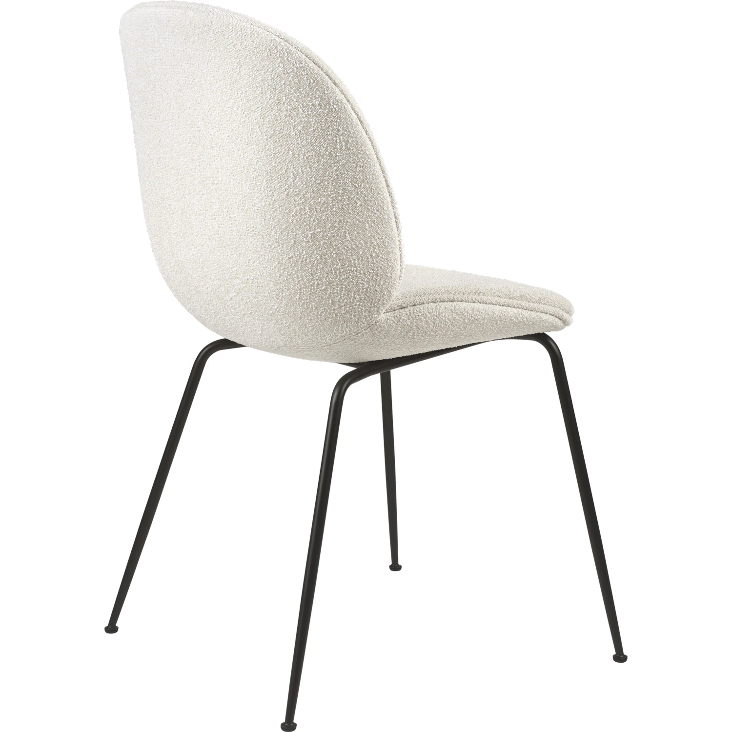 Gubi Beetle Stol Helklädd Ben Svart, off-white från GUBI, bild 2