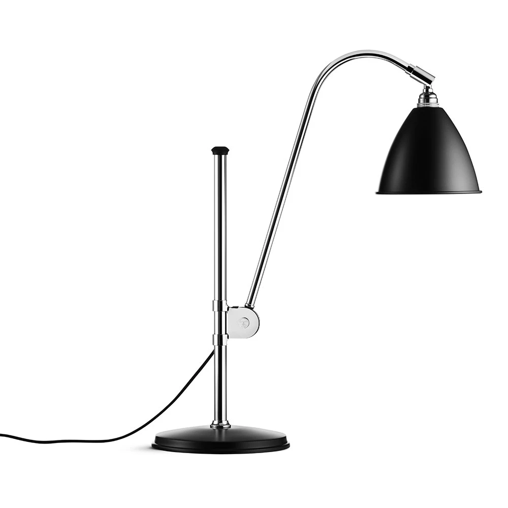 Gubi Bestlite Bl1 Bordslampa Krom/ - Bordslampor St&aring;l Svart