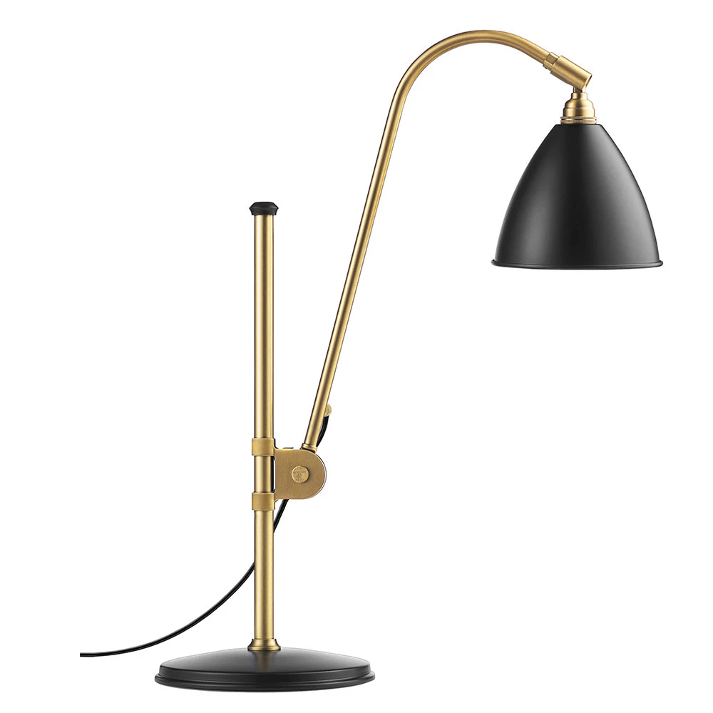 Gubi Bestlite Bl1 Bordslampa M&auml;ssing/ - Bordslampor St&aring;l Svart