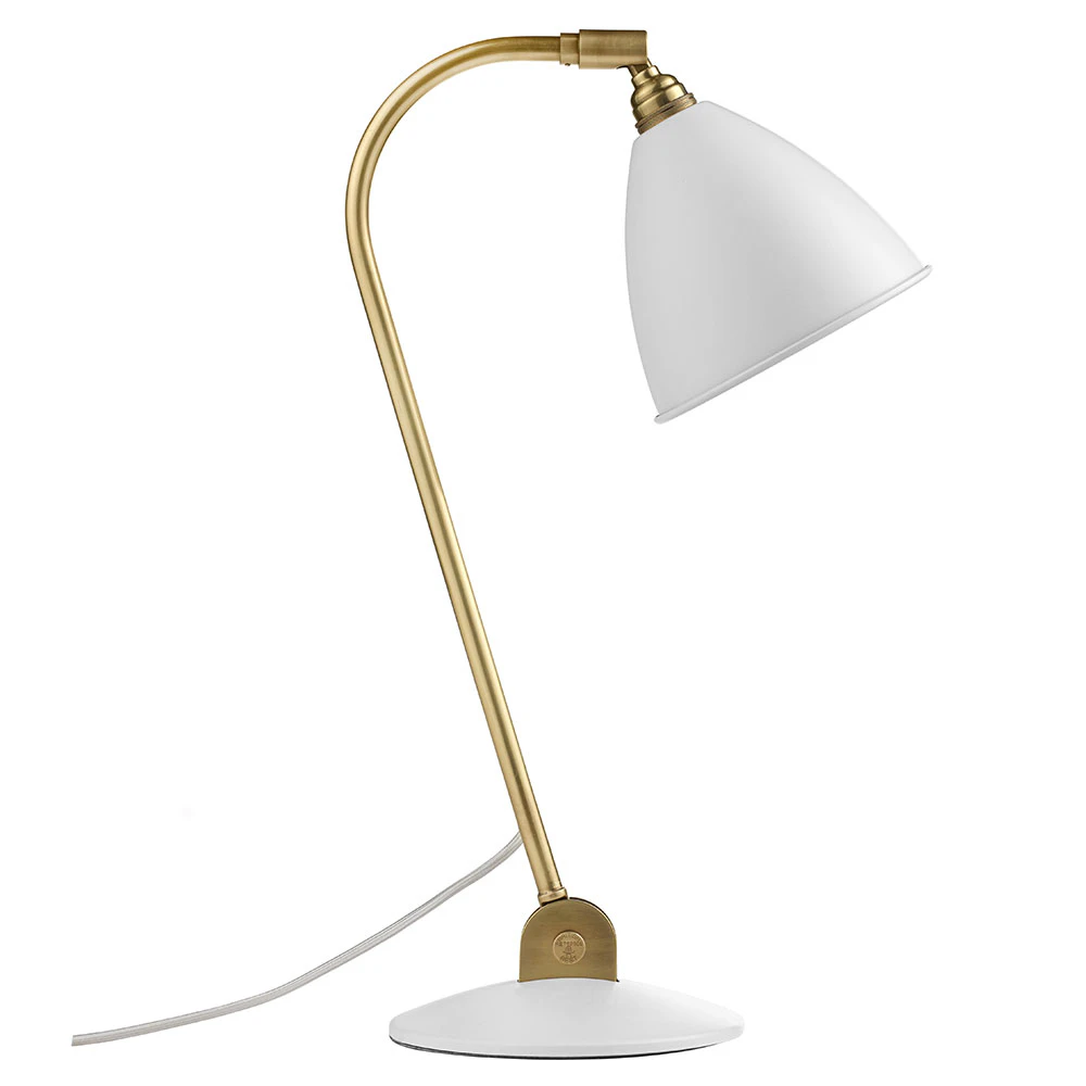 Gubi Bestlite Bl2 Bordslampa M&auml;ssing/ - Bordslampor St&aring;l Vit