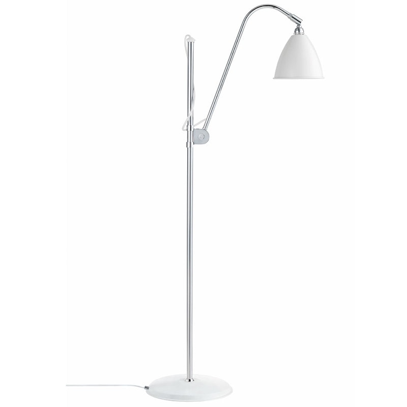 Bestlite BL3 S Golvlampa, Krom/Vit