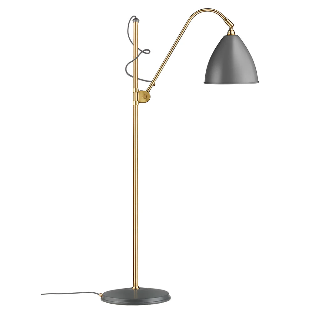 Gubi Bestlite Bl3 M Golvlampa M&auml;ssing/ Semi Matt - Golvlampor St&aring;l Gr&aring;