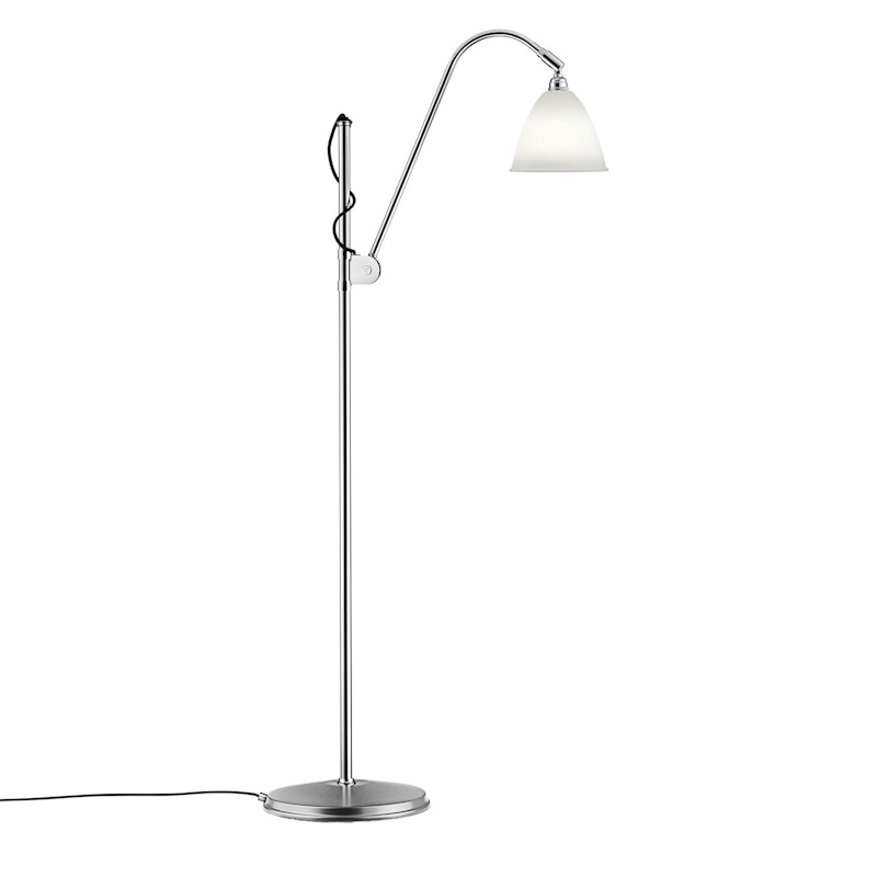 Bestlite BL3 S Golvlampa, Krom/Benporslin