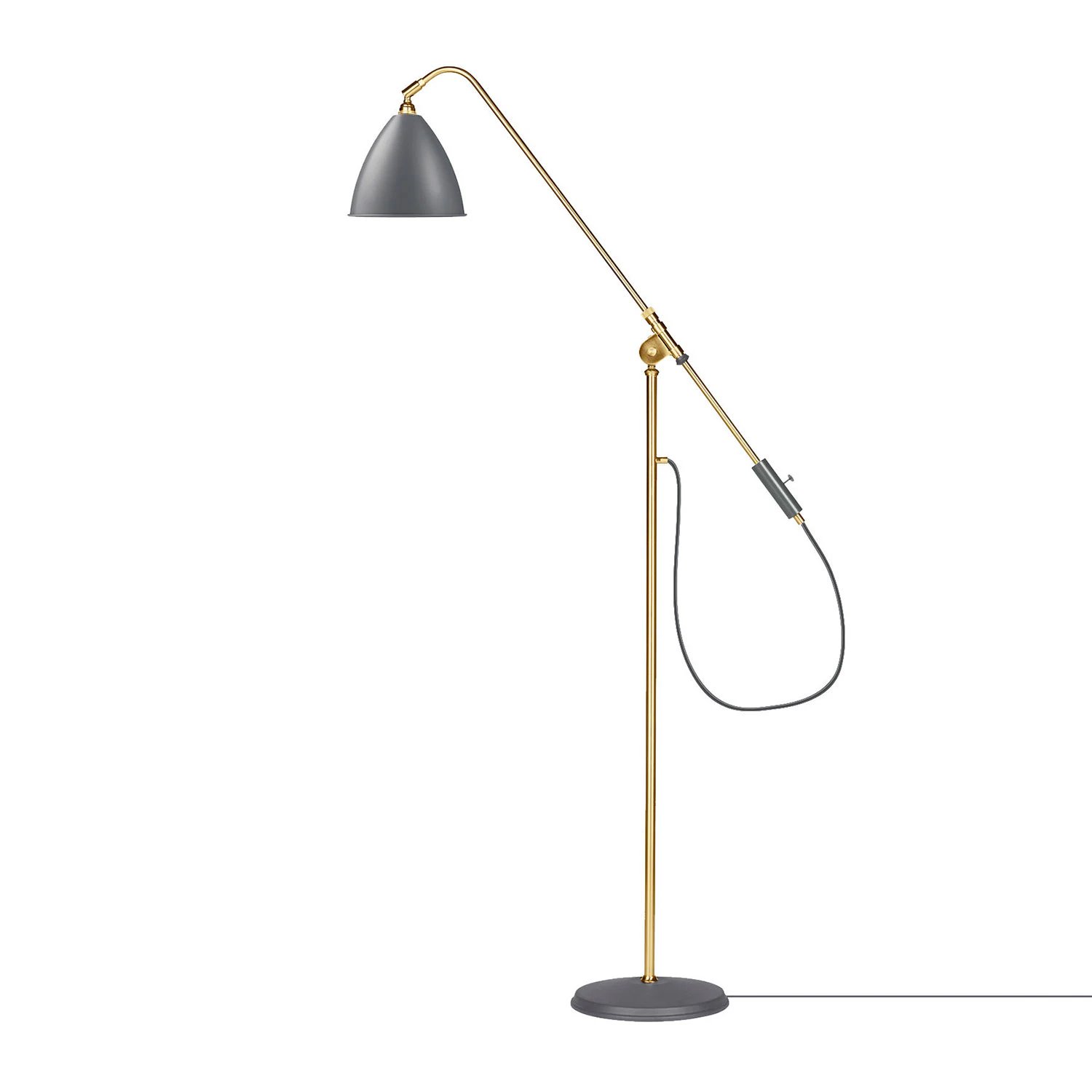 Gubi Bestlite Bl4 M Golvlampa M&auml;ssing/ - Golvlampor Gr&aring;