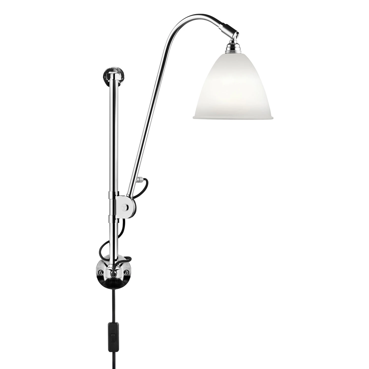 Gubi Bestlite Bl5 V&auml;gglampa /benporslin - V&auml;gglampor St&aring;l Krom