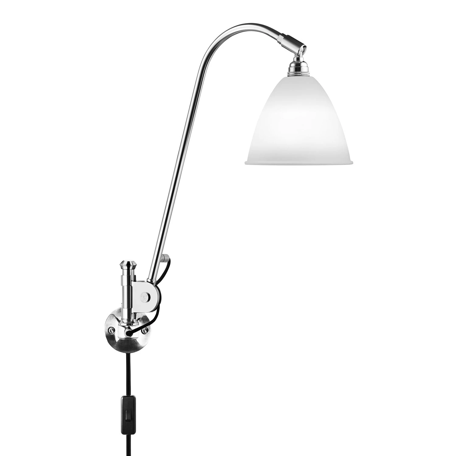 Gubi Bestlite Bl6 V&auml;gglampa /benporslin - V&auml;gglampor St&aring;l Krom