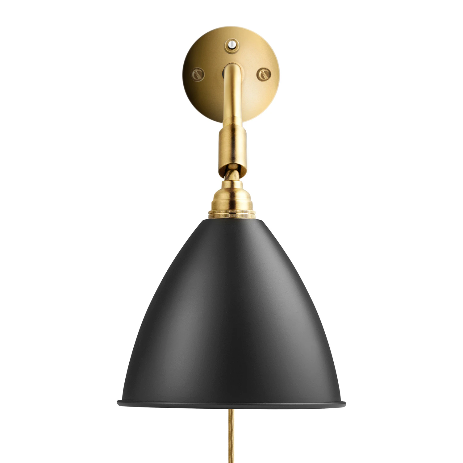 Gubi Bestlite Bl7 V&auml;gglampa M&auml;ssing / - V&auml;gglampor Metall Svart