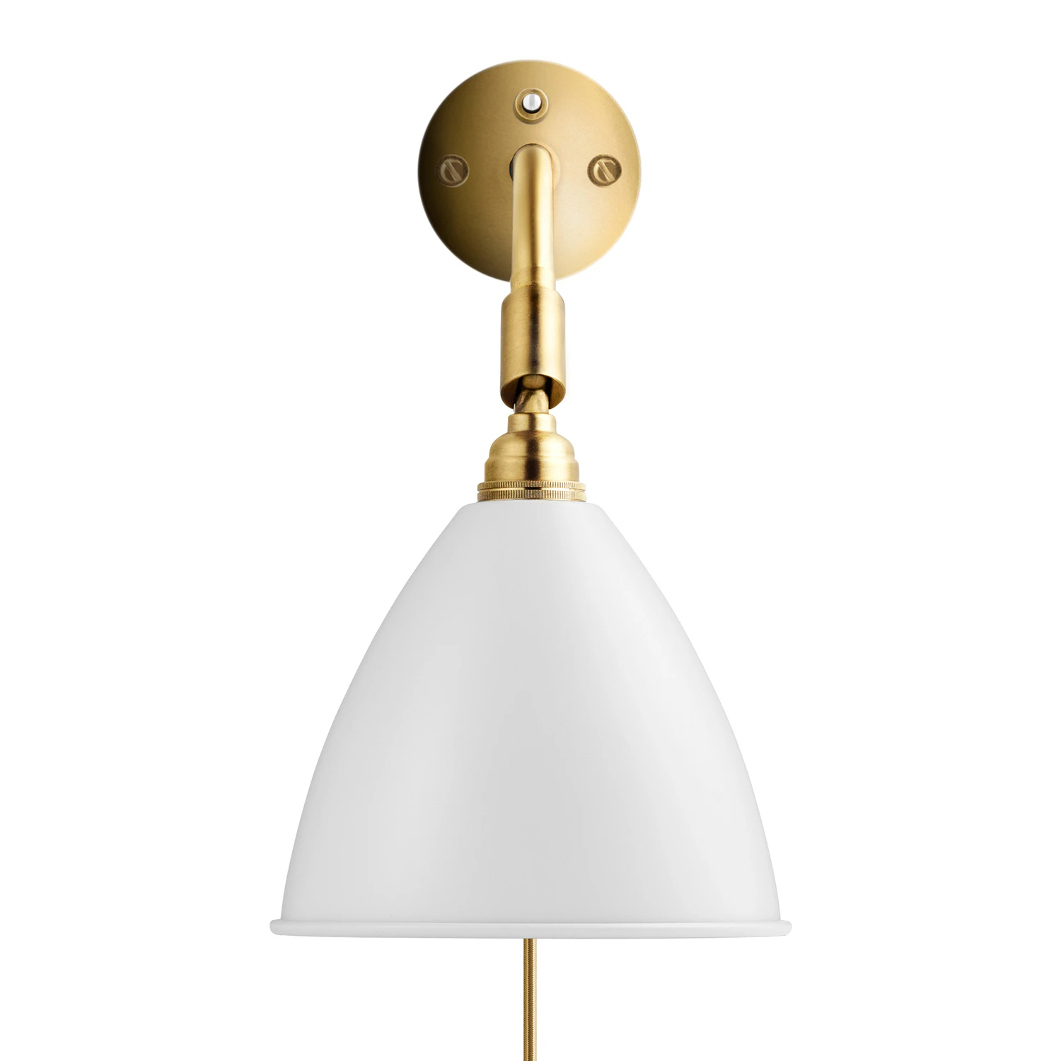 Gubi Bestlite Bl7 V&auml;gglampa M&auml;ssing / - V&auml;gglampor Metall Vit