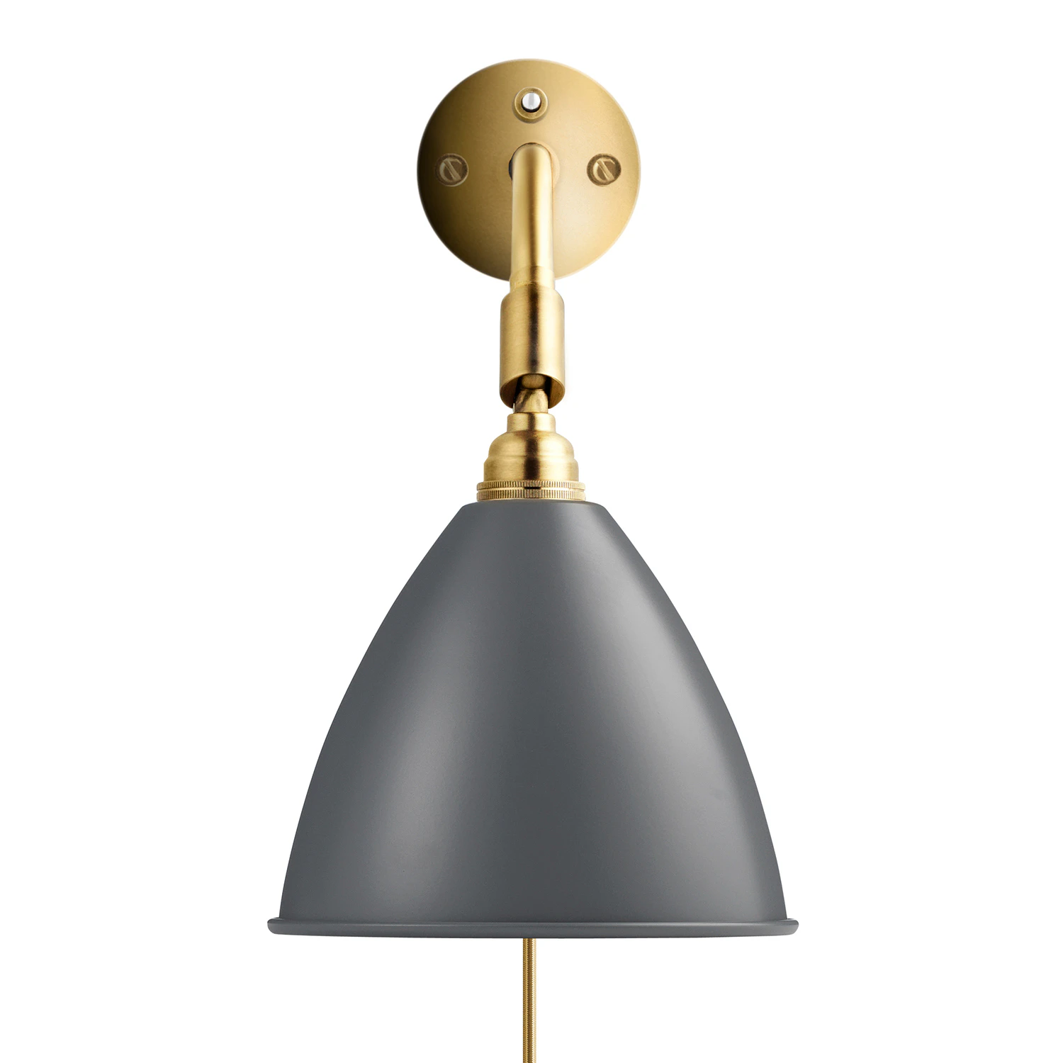 Gubi Bestlite Bl7 V&auml;gglampa M&auml;ssing / - V&auml;gglampor Metall Gr&aring;