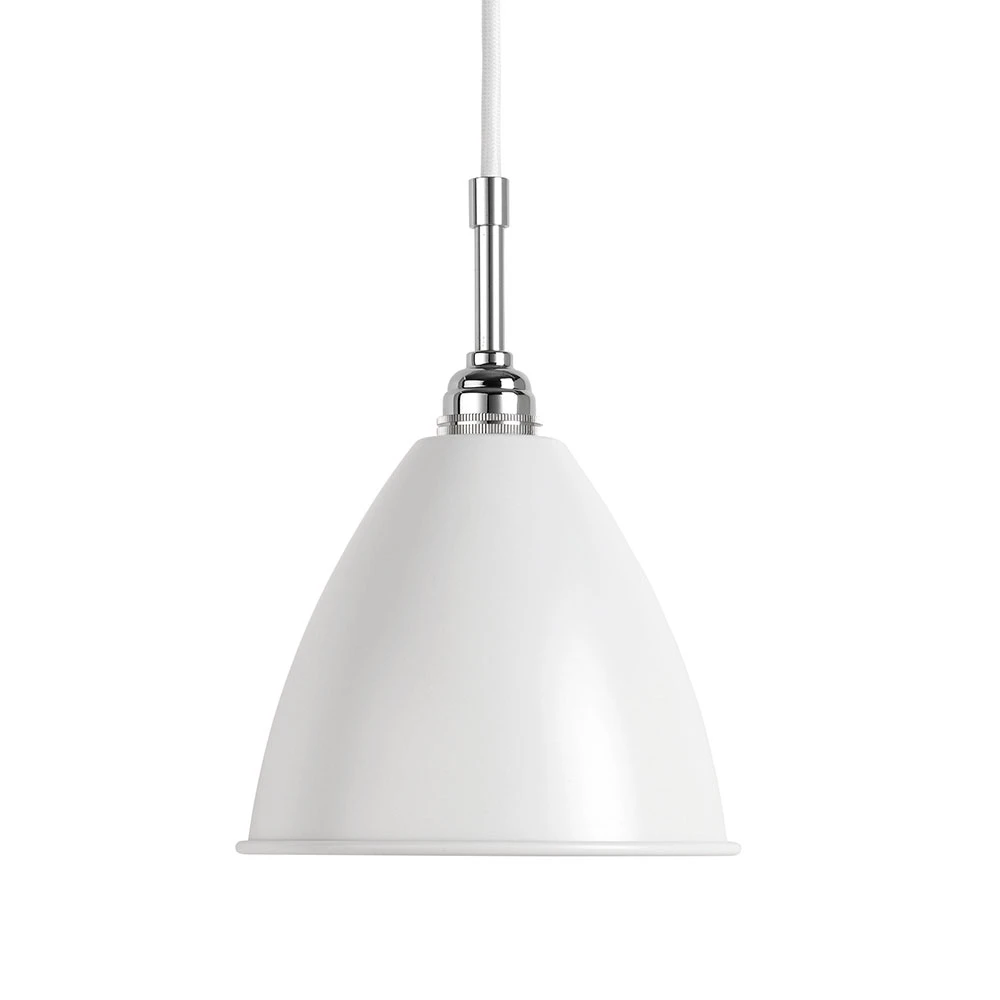 Gubi Bestlite Bl9 S Pendel Krom/ - Pendellampor Metall Vit