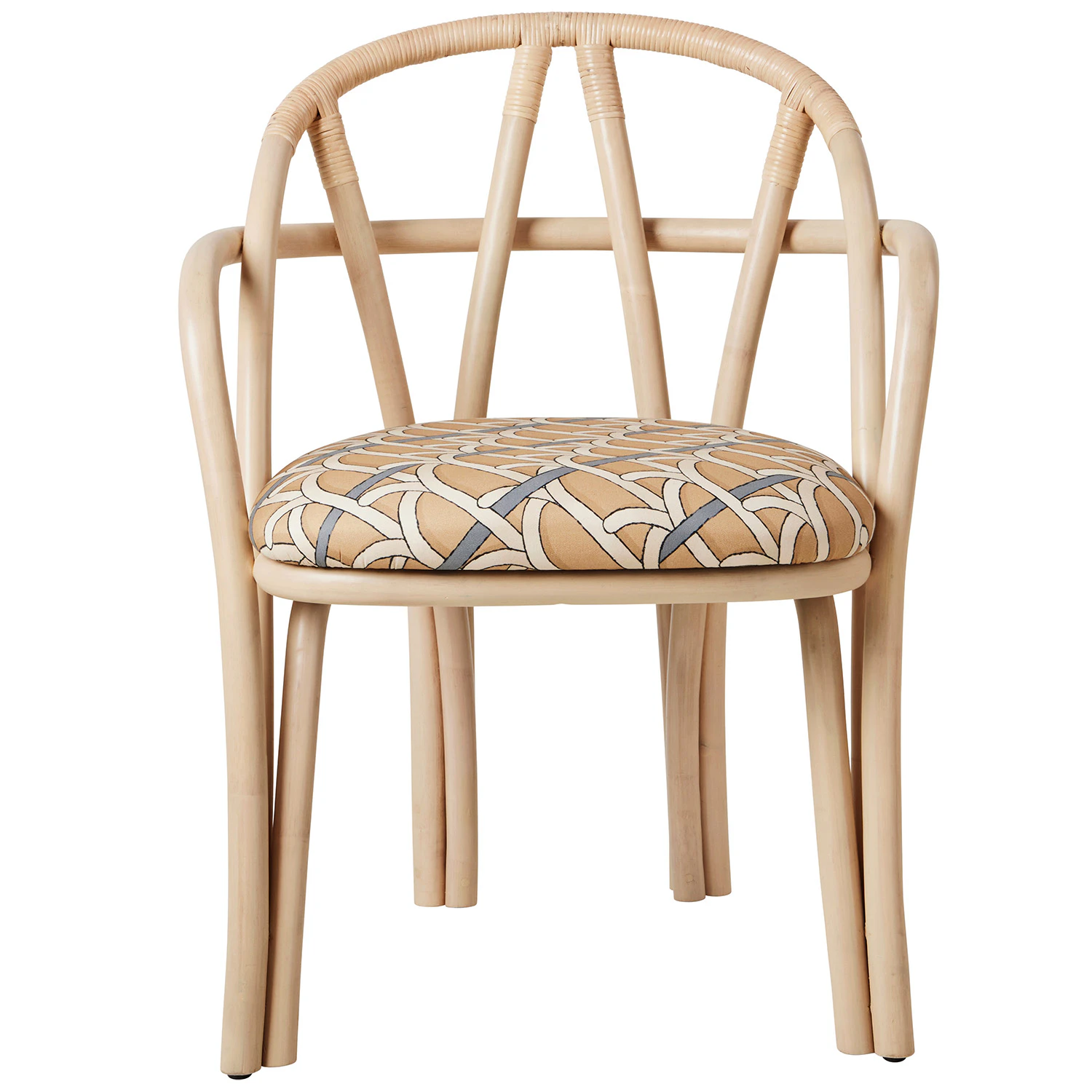 Gubi Bistra Matsalsstol Natur / Reales Pattern 002 - Stolar Rotting Natural