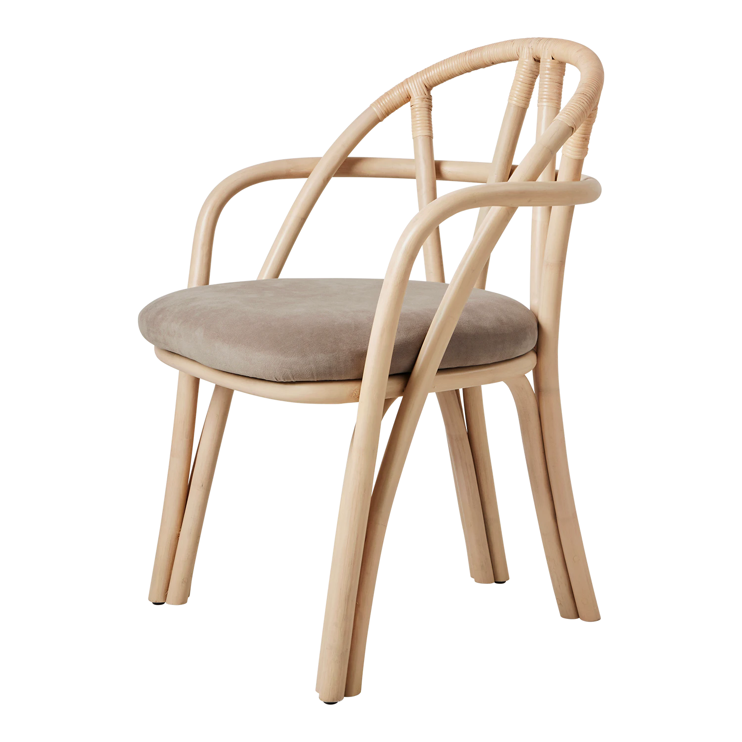 Gubi Bistra Matsalsstol Natur / Fustagno 002 - Stolar Rotting Natural