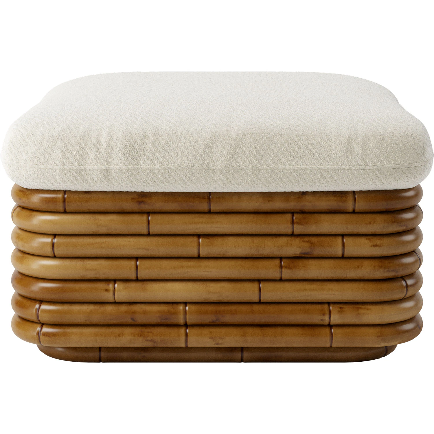 Gubi Bohemian 72 Ottoman - Fotpallar Polyester Dedar Lupo Boucl&eacute; 007