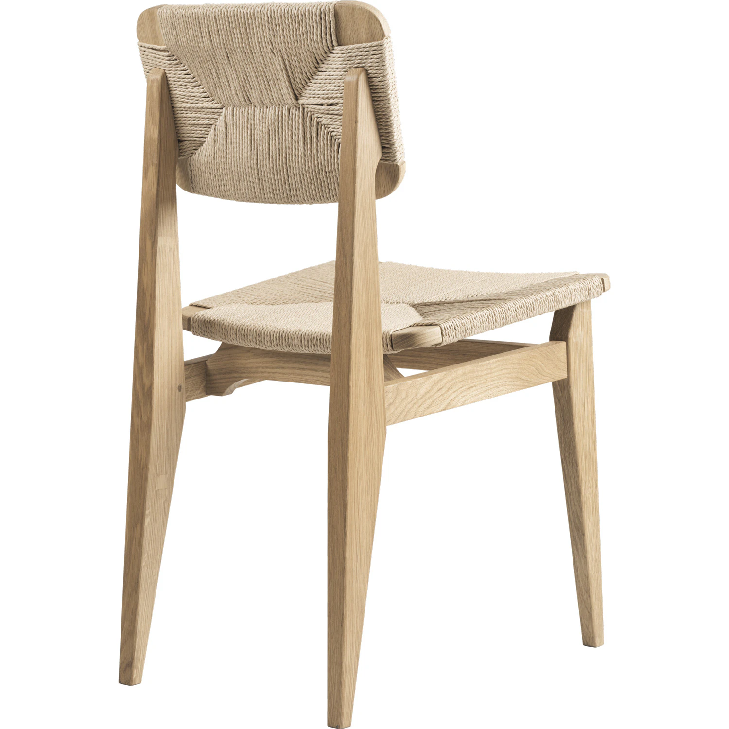 Gubi C-chair Stol Papperssnöre /, oljad ek från Gubi, bild 2