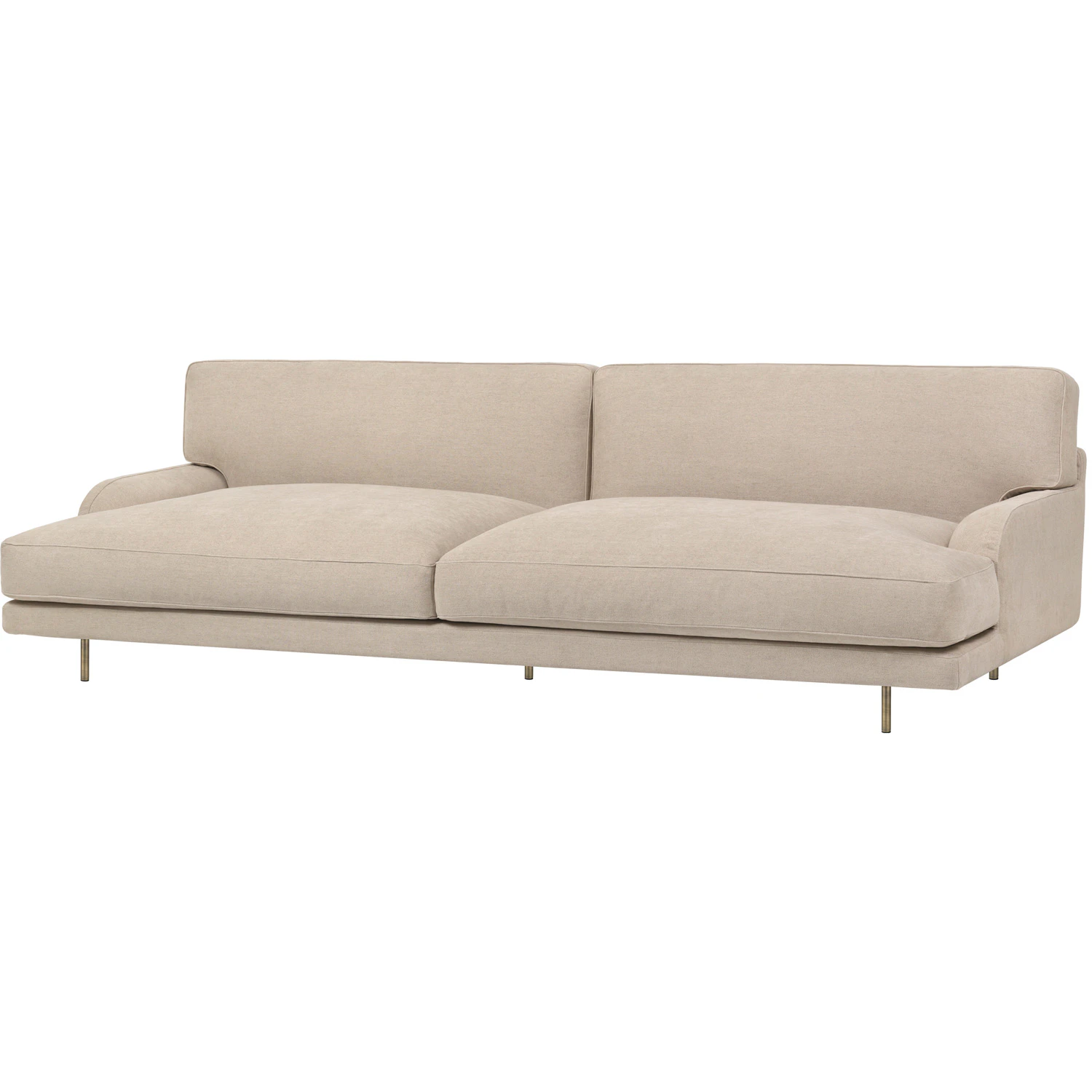 Gubi Flaneur Soffa Fc 2-sits Ben Mässing / Hot Madison 073, beige från GUBI, bild 2
