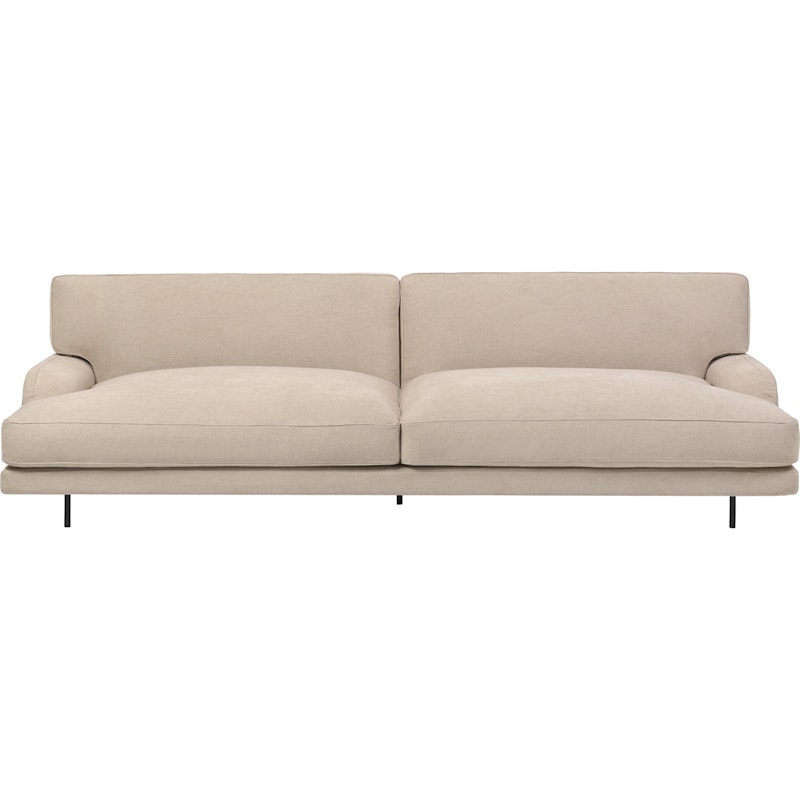 Flaneur Soffa FC 2,5-Sits, Ben Svart / Hot Madison 073 Beige